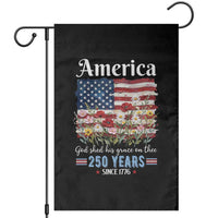 America God Shed His Grace On Thee 250 Years Since 1776 Garden Flag