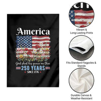 America God Shed His Grace On Thee 250 Years Since 1776 Garden Flag
