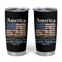 America God Shed His Grace On Thee 250 Years Since 1776 Tumbler Cup