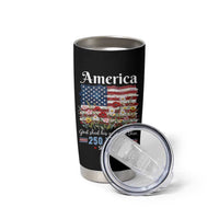 America God Shed His Grace On Thee 250 Years Since 1776 Tumbler Cup