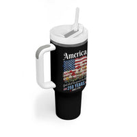 America God Shed His Grace On Thee 250 Years Since 1776 Tumbler With Handle