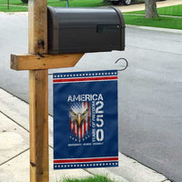 America 250 Years Of Freedom Patriotic Garden Flag USA Anniversary Bald Eagle Patriotic Jets