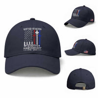 USA 250th Anniversary Baseball Cap Vintage American Flag Jets Semiquincentennial