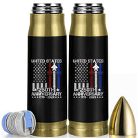USA 250th Anniversary Bullet Tumbler Vintage American Flag Jets Semiquincentennial