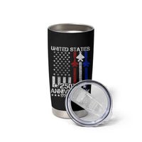 USA 250th Anniversary Tumbler Cup Vintage American Flag Jets Semiquincentennial