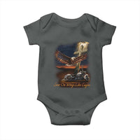 Soar On Wings Like Eagles Christian Baby Onesie Isaiah 40:31 Bible Verse Faith Motorcycle