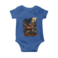 Soar On Wings Like Eagles Christian Baby Onesie Isaiah 40:31 Bible Verse Faith Motorcycle