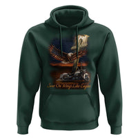 Soar On Wings Like Eagles Christian Hoodie Isaiah 40:31 Bible Verse Faith Motorcycle