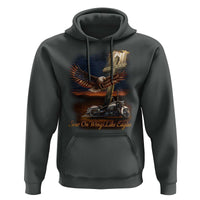 Soar On Wings Like Eagles Christian Hoodie Isaiah 40:31 Bible Verse Faith Motorcycle