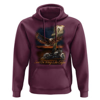 Soar On Wings Like Eagles Christian Hoodie Isaiah 40:31 Bible Verse Faith Motorcycle