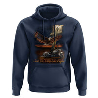Soar On Wings Like Eagles Christian Hoodie Isaiah 40:31 Bible Verse Faith Motorcycle