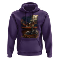 Soar On Wings Like Eagles Christian Hoodie Isaiah 40:31 Bible Verse Faith Motorcycle
