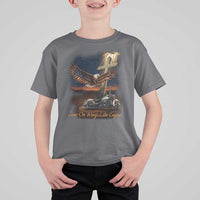 Soar On Wings Like Eagles Christian T Shirt For Kid Isaiah 40:31 Bible Verse Faith Motorcycle