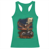 Soar On Wings Like Eagles Christian Racerback Tank Top Isaiah 40:31 Bible Verse Faith Motorcycle