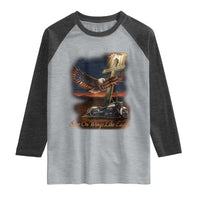 Soar On Wings Like Eagles Christian Raglan Shirt Isaiah 40:31 Bible Verse Faith Motorcycle