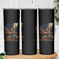 Soar On Wings Like Eagles Christian Skinny Tumbler Isaiah 40:31 Bible Verse Faith Motorcycle