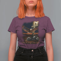 Soar On Wings Like Eagles Christian T Shirt For Women Isaiah 40:31 Bible Verse Faith Motorcycle