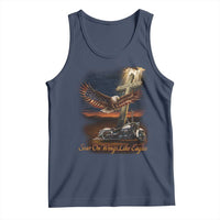 Soar On Wings Like Eagles Christian Tank Top Isaiah 40:31 Bible Verse Faith Motorcycle