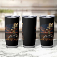 Soar On Wings Like Eagles Christian Tumbler Cup Isaiah 40:31 Bible Verse Faith Motorcycle