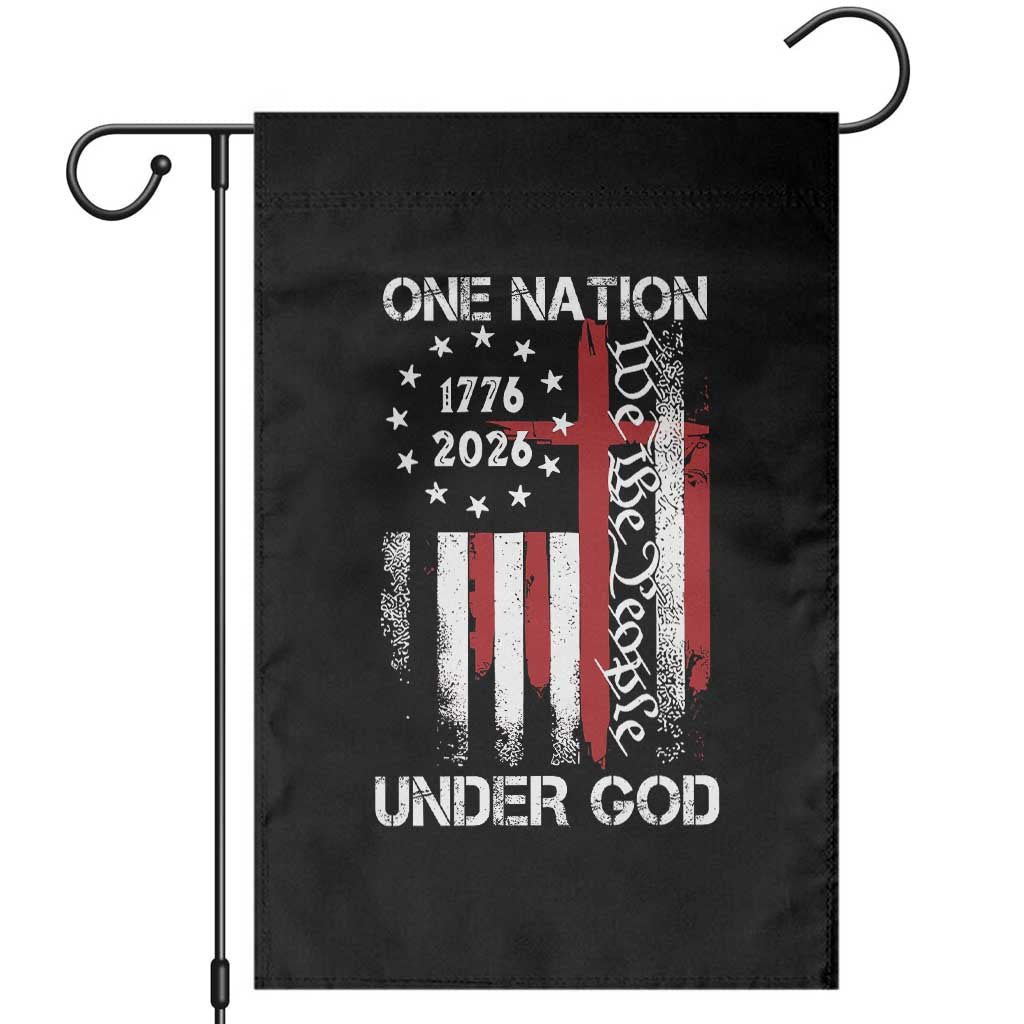 One Nation Under God 250 Years Garden Flag 250th Anniversary USA