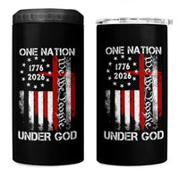 One Nation Under God 250 Years 4 in 1 Can Cooler Tumbler 250th Anniversary USA