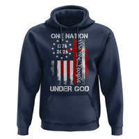 One Nation Under God 250 Years Hoodie 250th Anniversary USA