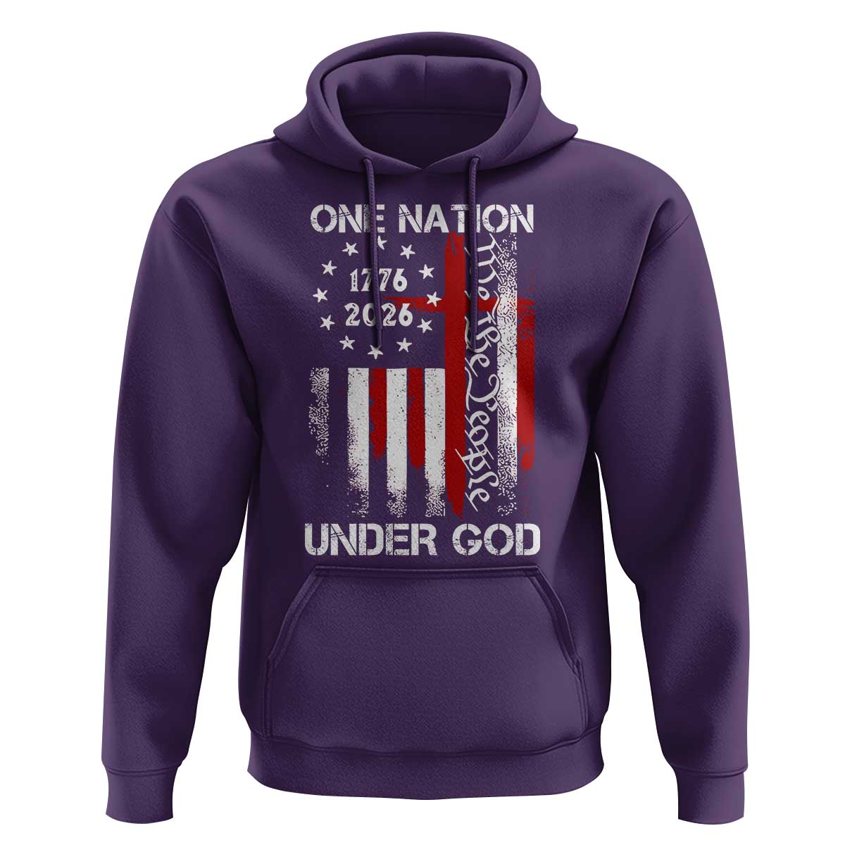 One Nation Under God 250 Years Hoodie 250th Anniversary USA