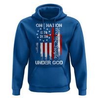 One Nation Under God 250 Years Hoodie 250th Anniversary USA
