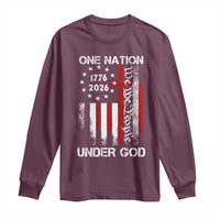 One Nation Under God 250 Years Long Sleeve Shirt 250th Anniversary USA
