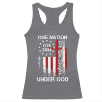 One Nation Under God 250 Years Racerback Tank Top 250th Anniversary USA