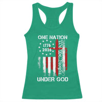One Nation Under God 250 Years Racerback Tank Top 250th Anniversary USA