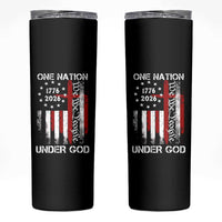 One Nation Under God 250 Years Skinny Tumbler 250th Anniversary USA