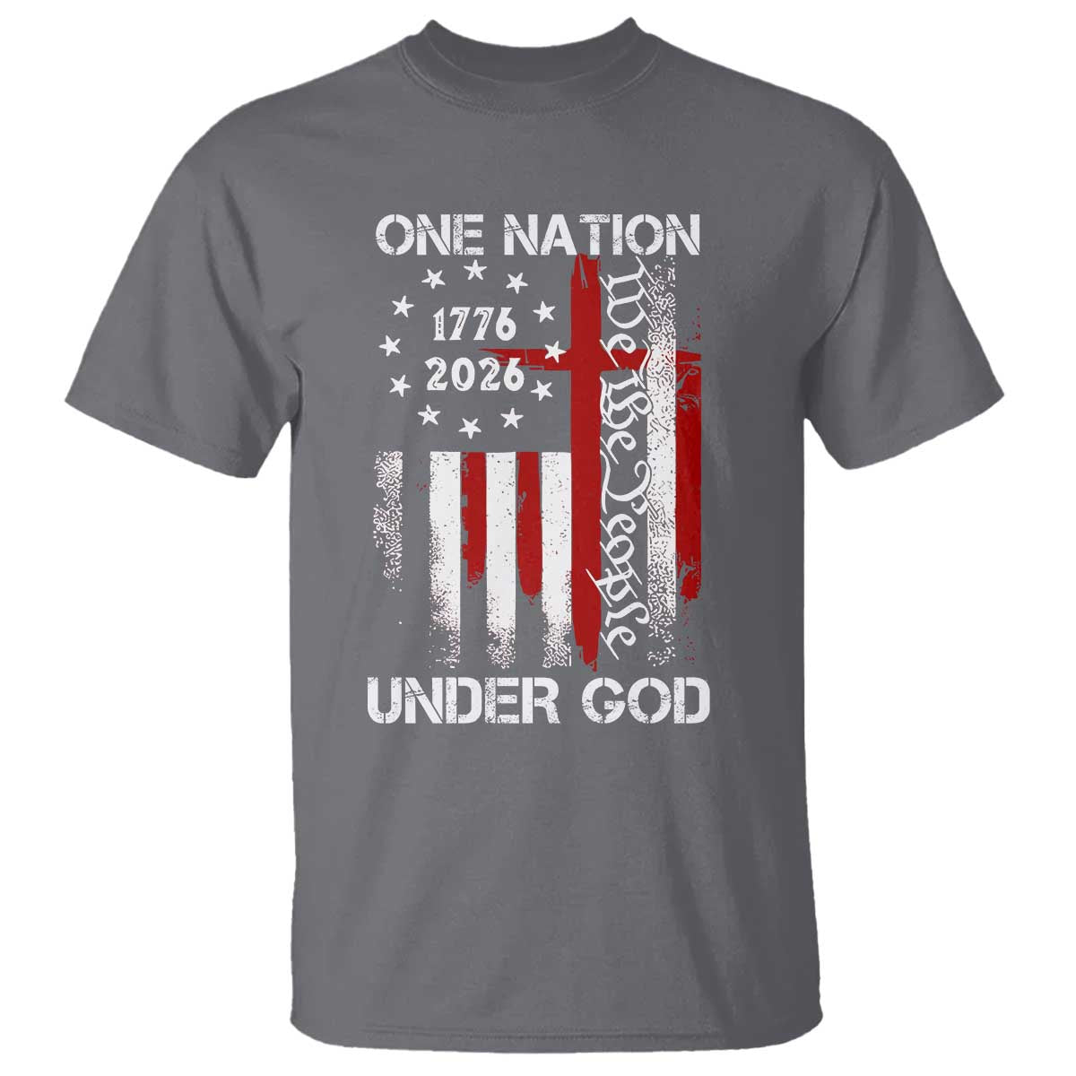One Nation Under God 250 Years T Shirt 250th Anniversary USA