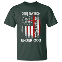One Nation Under God 250 Years T Shirt 250th Anniversary USA