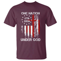 One Nation Under God 250 Years T Shirt 250th Anniversary USA