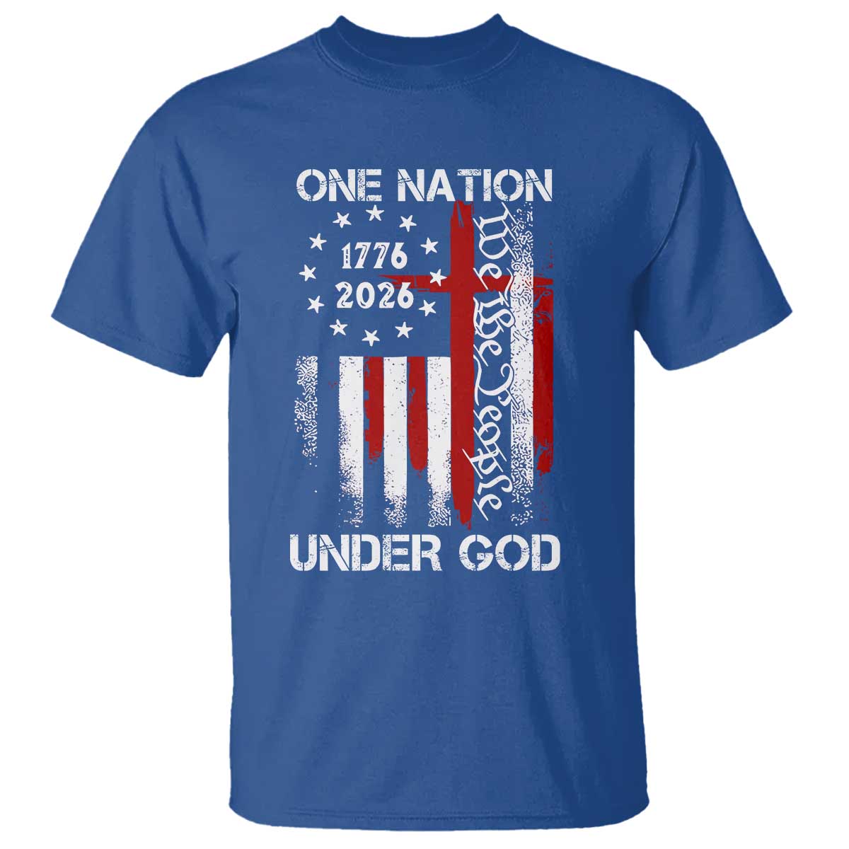One Nation Under God 250 Years T Shirt 250th Anniversary USA