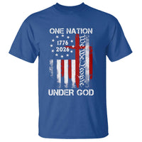 One Nation Under God 250 Years T Shirt 250th Anniversary USA