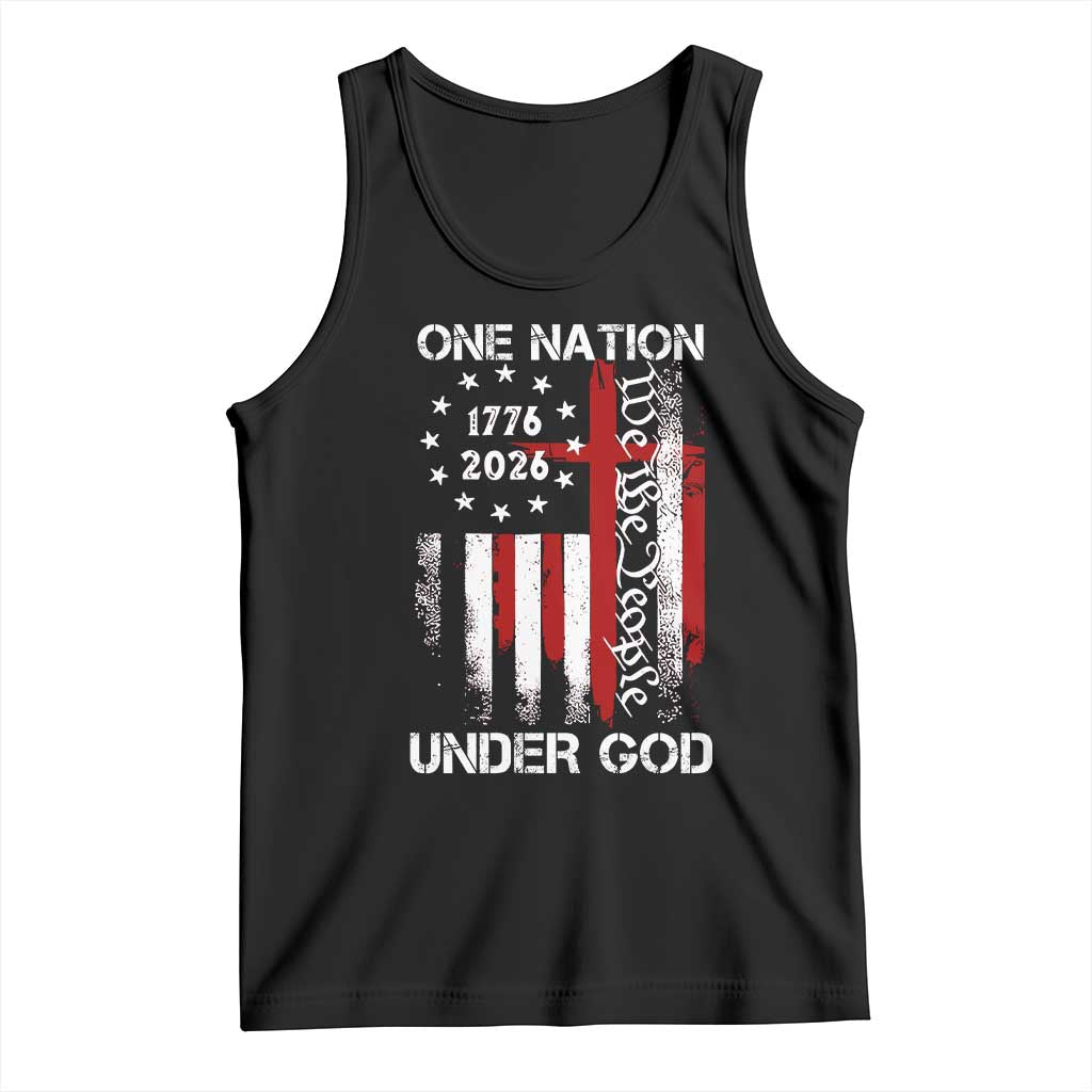 One Nation Under God 250 Years Tank Top 250th Anniversary USA