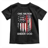 One Nation Under God 250 Years Toddler T Shirt 250th Anniversary USA