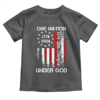 One Nation Under God 250 Years Toddler T Shirt 250th Anniversary USA
