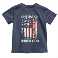 One Nation Under God 250 Years Toddler T Shirt 250th Anniversary USA