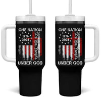 One Nation Under God 250 Years Tumbler With Handle 250th Anniversary USA