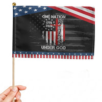 One Nation Under God 250 Years Patriotic Handheld Flag 250th Anniversary USA