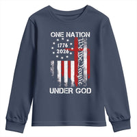 One Nation Under God 250 Years Youth Sweatshirt 250th Anniversary USA