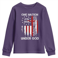 One Nation Under God 250 Years Youth Sweatshirt 250th Anniversary USA