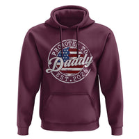 Promoted to Daddy 2026 Hoodie New Dad US Flag Fathers Day