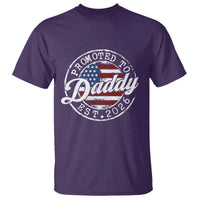Promoted to Daddy 2026 T Shirt New Dad US Flag Fathers Day