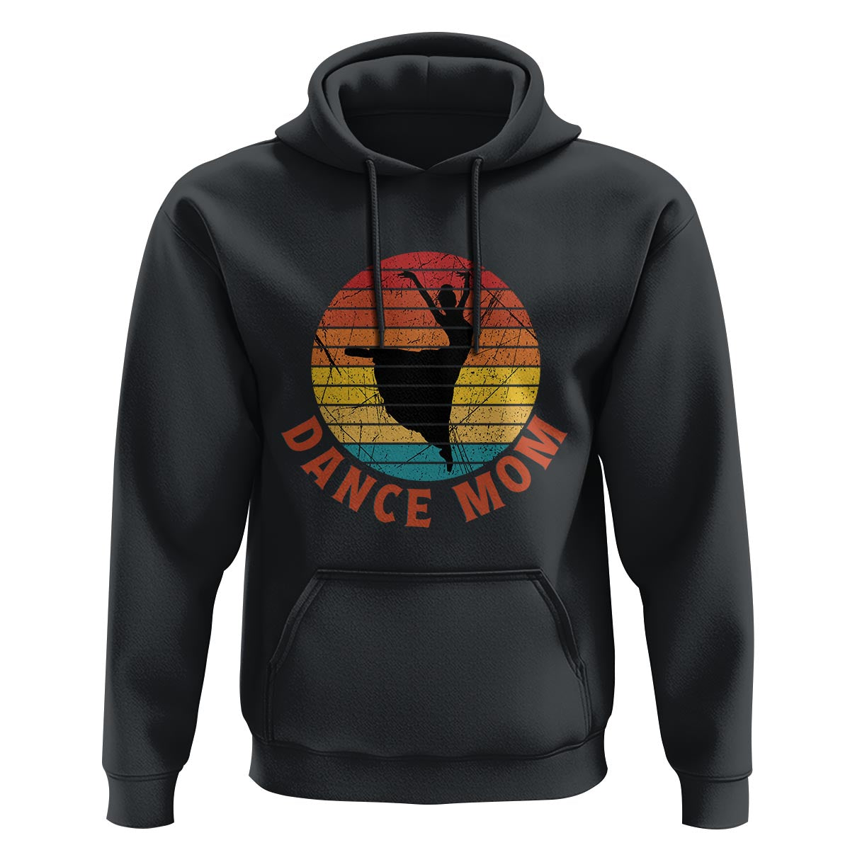 Dance Mom Hoodie Dance Mama Vintage Retro Dancer - Wonder Print Shop
