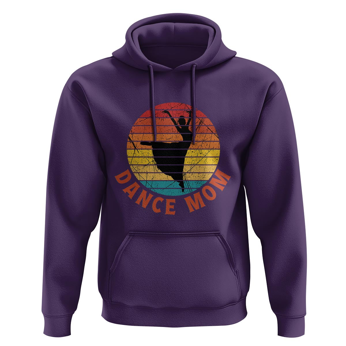 Dance Mom Hoodie Dance Mama Vintage Retro Dancer - Wonder Print Shop