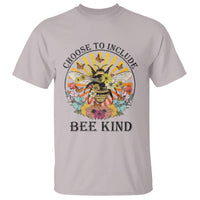 Autism Awareness T Shirt Choose To Include Bee Kind Retro Vintage Flower Bee - Wonder Print Shop